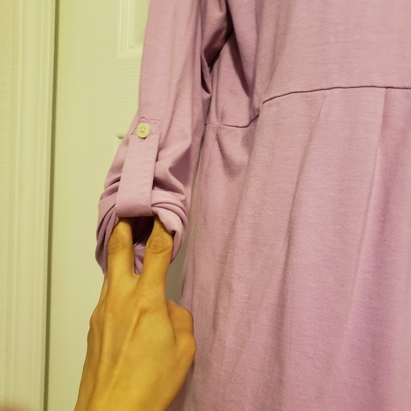 L.L. Bean Lilac Purple Open Cardigan - Picture 4 of 8